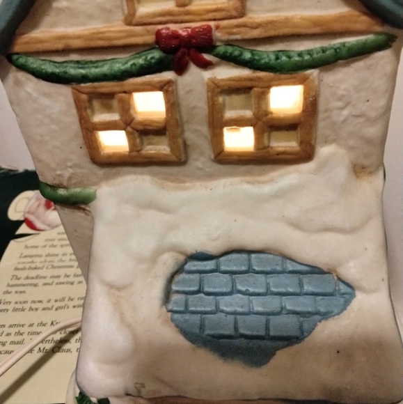 Vintage 1992 Noma Kringle Town Collectibles "Santa's Post Office" Christmas Deco - Picture 10 of 10